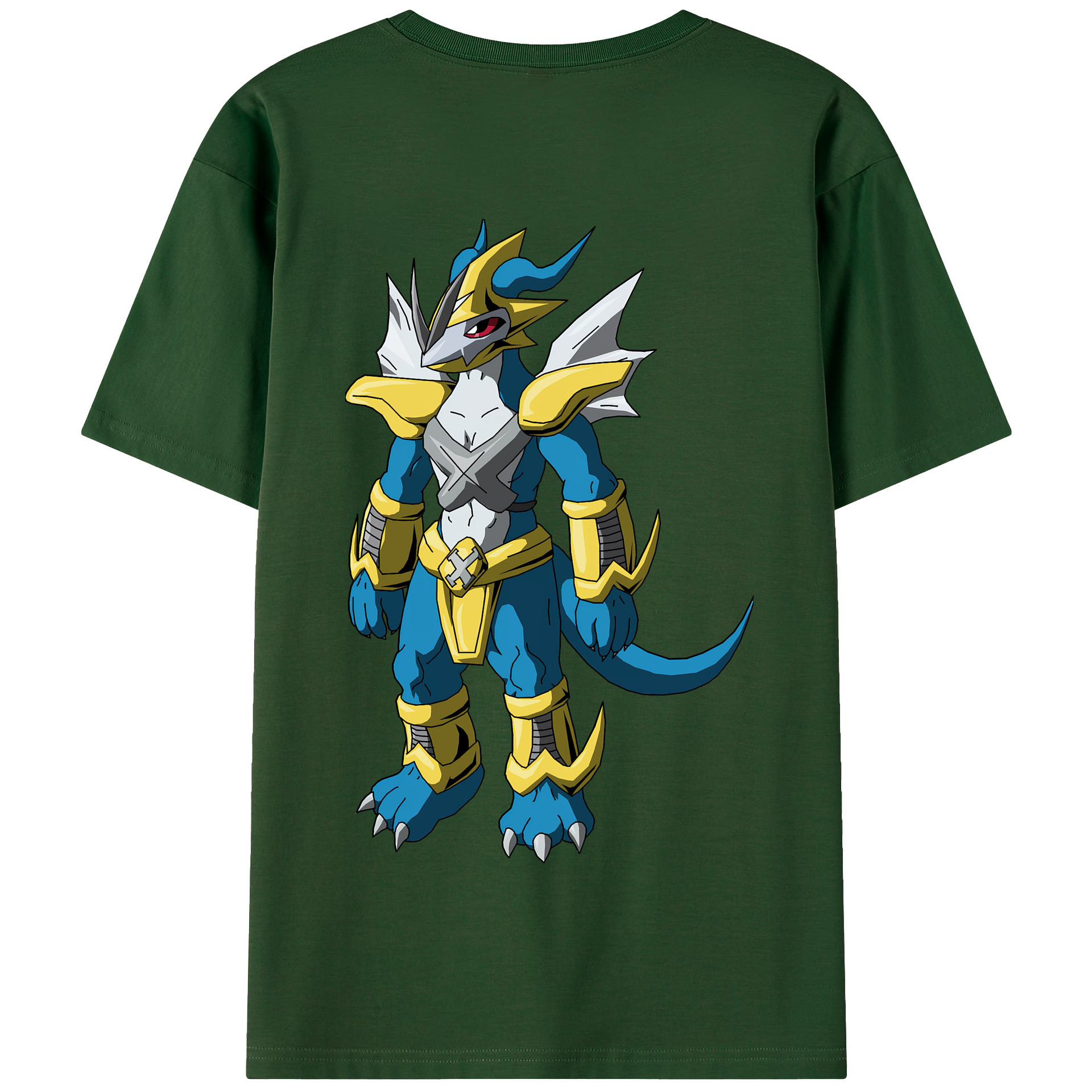 （画像用） Digimon デジタルモンスター/デジモン 綿100％半袖Tシャツ（背面プリント）